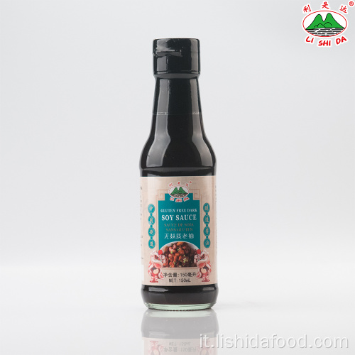 Salsa di soia scura senza glutine da 150 ml